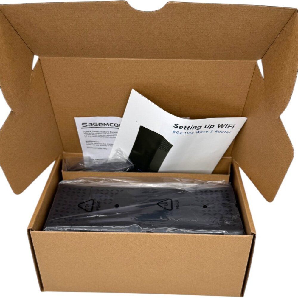 Spectrum Sagemcom Pack 5280 WiFi Router RAC2V1S 802.11ac Wave2 New Sealed Box